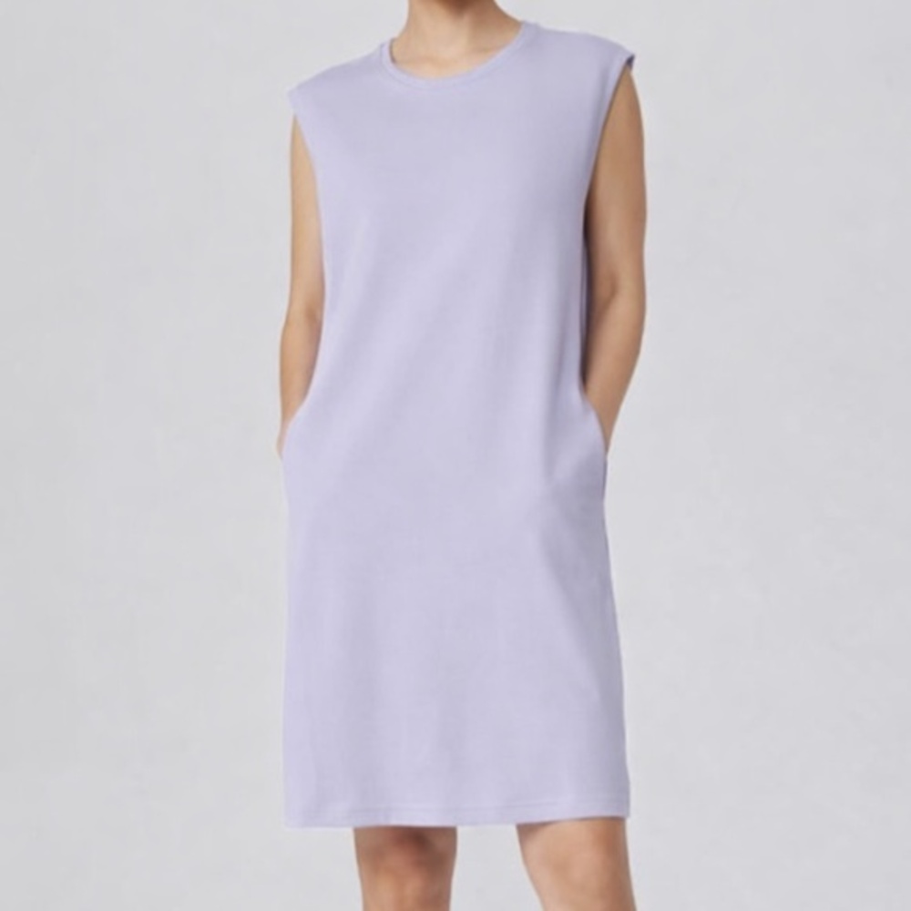 Eileen Fisher - Pima Cotton Stretch Jersey Round Neck‎ Dress